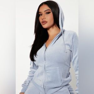 The Original Trendsetter Velour Set - Blue